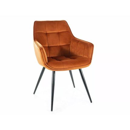 Krzesło LILIA Velvet - cynamon Bluvel 4215