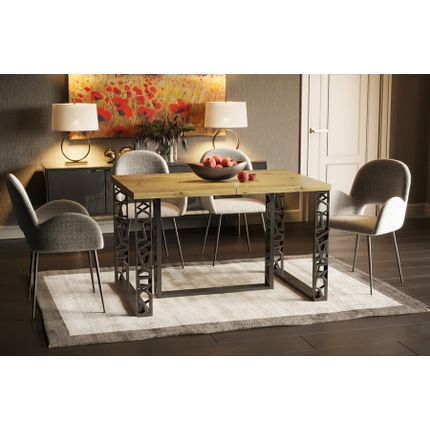 Stół rozkładany EWEREST BIS 130/310x90 - dąb artisan