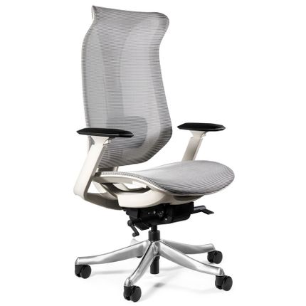 Fotel ergonomiczny FOCUS siatka - szary