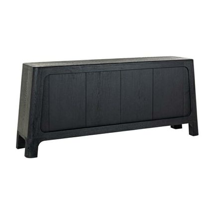 Komoda 4-drzwiowa BACCARAT - czarny