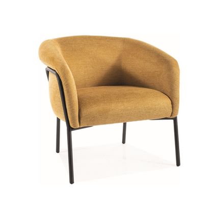 Fotel CLOVER Brego - czarny/curry Brego 68