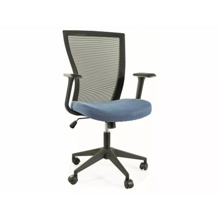 Fotel obrotowy Q-328 - niebieski/czarny
