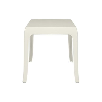 Stolik z tworzywa GHOST 42x42 - biały
