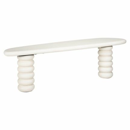 Stolik RTV BLOOMSTONE 170x40 - biały