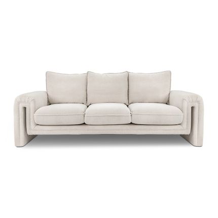Sofa 3-osobowa KELLY szenilowa - beżowy