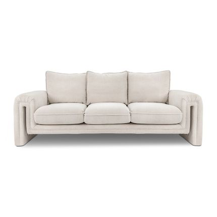 Sofa 3-osobowa KELLY szenilowa - beżowy