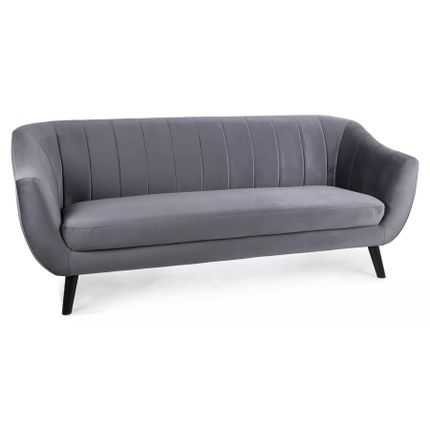Sofa ELITE 3 Velvet - wenge/szary Bluvel 14