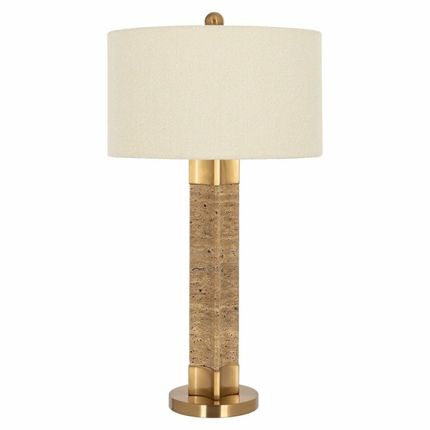 Lampa stołowa AALIYAH - brązowy