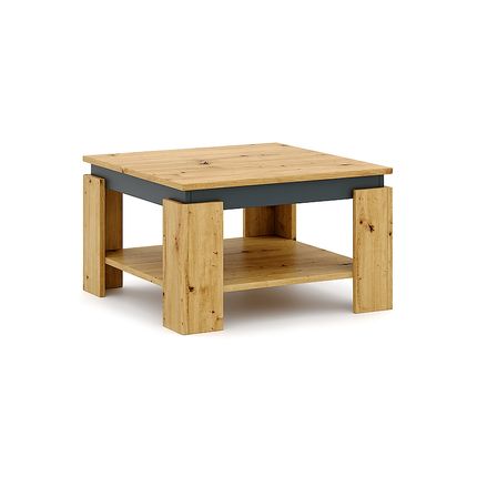 Stolik kawowy AGAVA - dąb artisan/antracyt