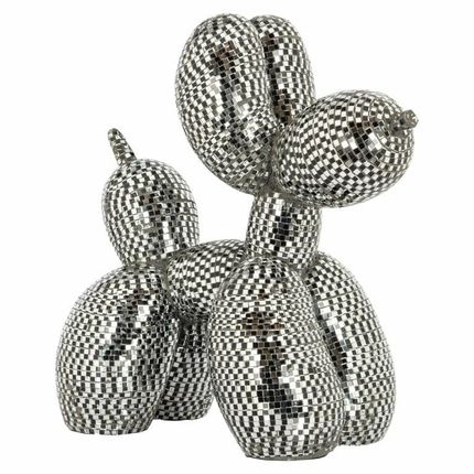Dekoracja DOG MIRROR S - srebrny