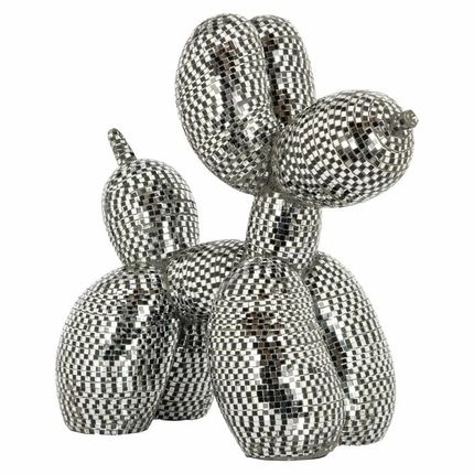 Dekoracja DOG MIRROR S - srebrny