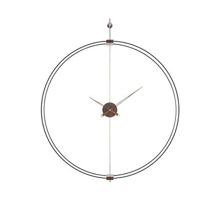 Zegar ścienny DOBLE RING 90 cm - czarny