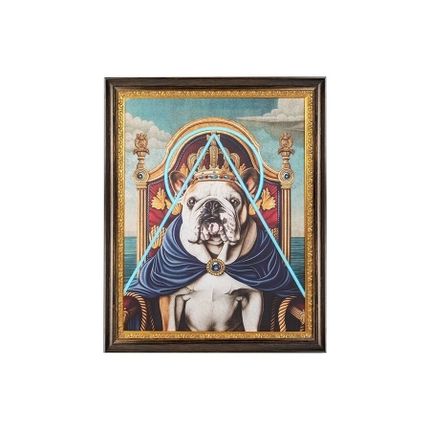 Obraz NEON BULLDOG 80x100