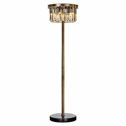 Lampa podłogowa DAGMAR - brązowy