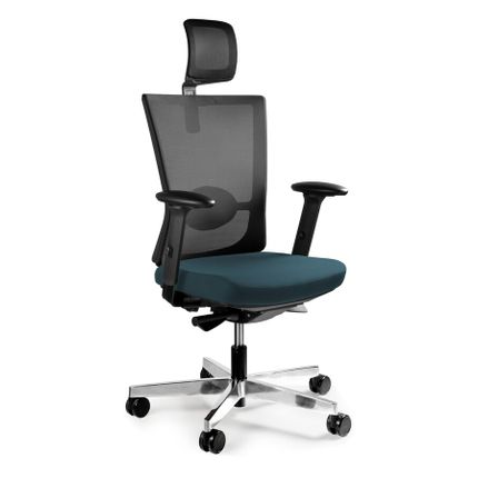 Fotel biurowy FORTE - niebieski BL414