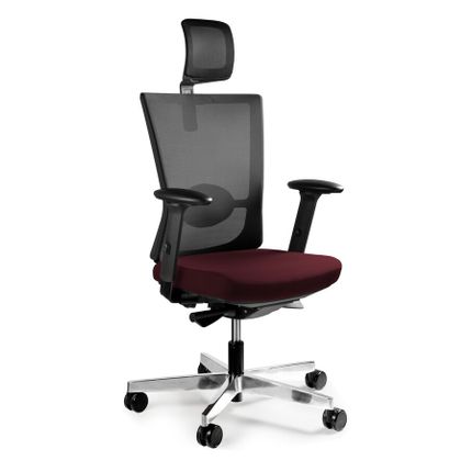 Fotel biurowy FORTE - burgundowy BL403