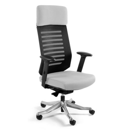 Fotel biurowy VELO - jasnoszary BL416
