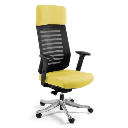 Fotel biurowy VELO - żółty BL410