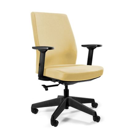 Fotel biurowy WORK - beżowy BL407