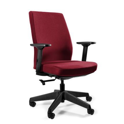 Fotel biurowy WORK - bordowy BL402