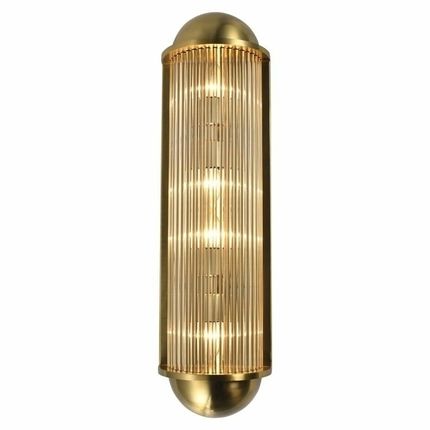Lampa ścienna LEEZA - szczotkowane złoto