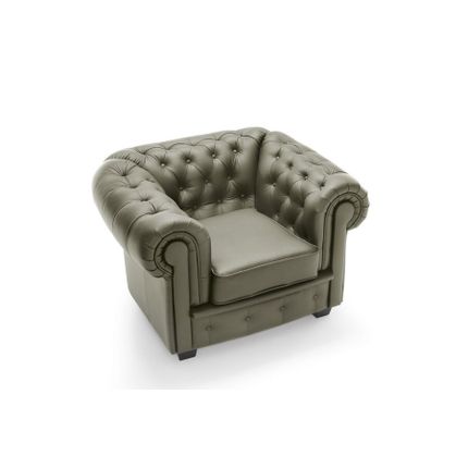 Fotel CHESTERFIELD 1 - skóra naturalna