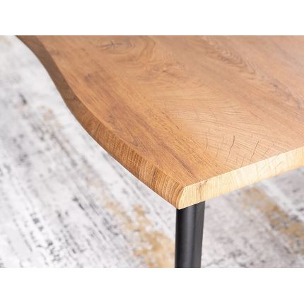 Stół rozkładany FRESNO 150/210x90 - dąb artisan/czarny