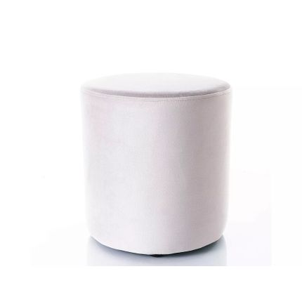 Puf DOTI C Velvet - jasny szary Bluvel 03