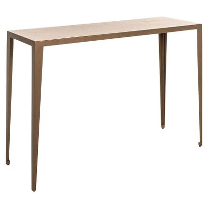 Konsola z porcelanowym blatem SEVERINE - beżowy