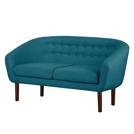 Sofa tapicerowana 2-osobowa TANA - turkusowy