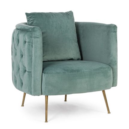 Fotel TENBURY TIFFANY - morski