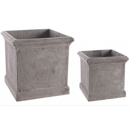 Donice ogrodowe GREY SQUARE