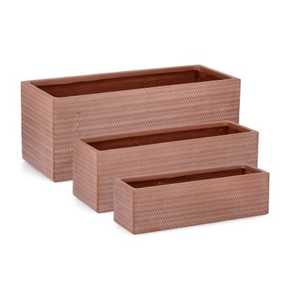 Zestaw 3 donic TRESSAGE RECT - terakota