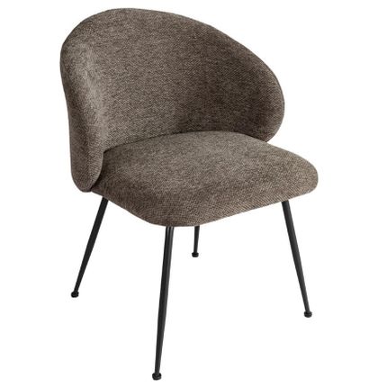 Krzesło GEISEN DARK GREY - ciemnoszary