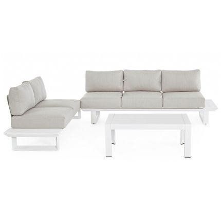 Zestaw mebli ogrodowych KONNOR WHITE