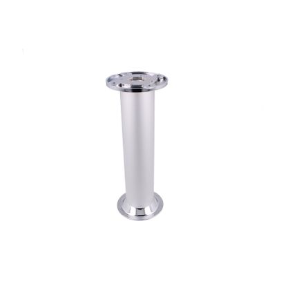 Nóżka okrągła z regulacją ALU-SO01 fi 3.2 cm / 15 cm - aluminium/chrom