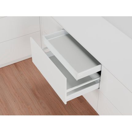 Szuflada wewnętrzna TANDEMBOX ANTARO z hamulcem / wys. M=83 mm / dł. 55 cm / 30 kg / biały