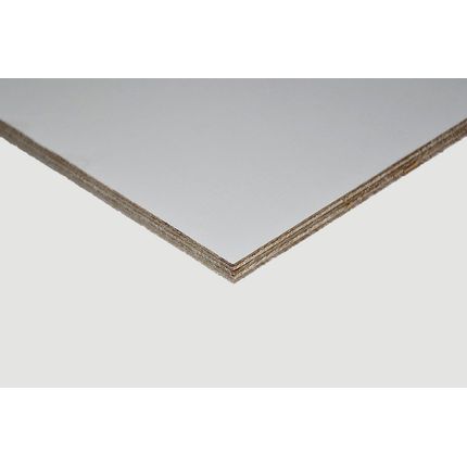 Sklejka 6,5 mm (1250x2500) Wilgocioodporna Brzoza Szalunkowa Biała Połysk (A)