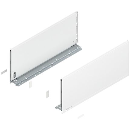Boki LEGRABOX / wys. F=241 mm / dł. 55 cm / biały