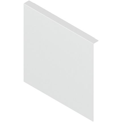 Adapter do montażu drewnianej ścianki tylnej AMBIA-LINE do Legrabox i Merivobox - biały / wys. F / szer. 21.8 cm
