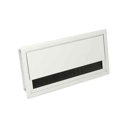 Przepust kablowy prostokątny K262 - aluminium / 160x80 mm