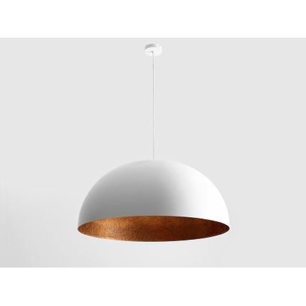 Lampa wisząca LORD 70 - miedziano-biały