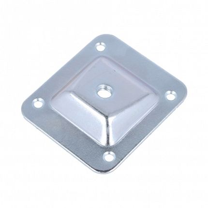 Łącznik nogi Siso 10 stopni - ocynk biały / 66x58 mm