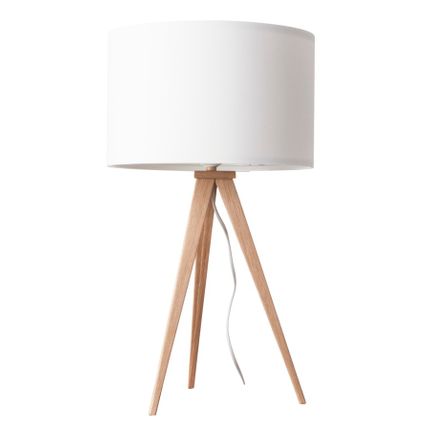 Lampa stołowa TRIPOD WOOD - biały