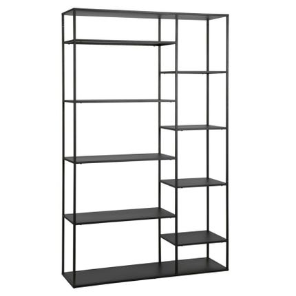 Regał JUNE metalowy 120cm - czarny