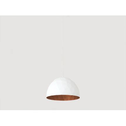 Lampa wisząca LEONARD M - miedziano-biały