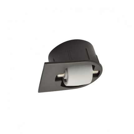 Mini rolka Siso RO7058 - czarny / fi 15 mm / kołnierz 4 mm