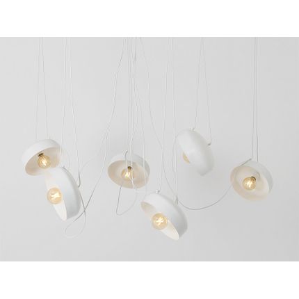 Lampa wisząca POPO FLAT L 6 - biały