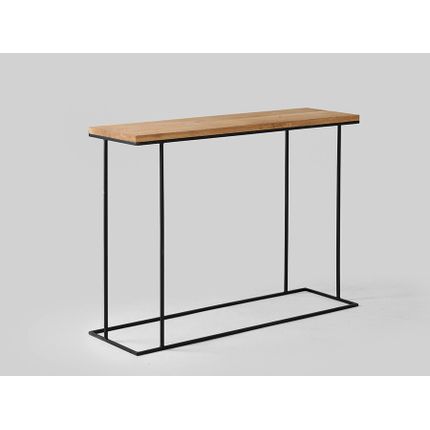 Konsola WALT SOLID WOOD 100 - naturalny/czarny