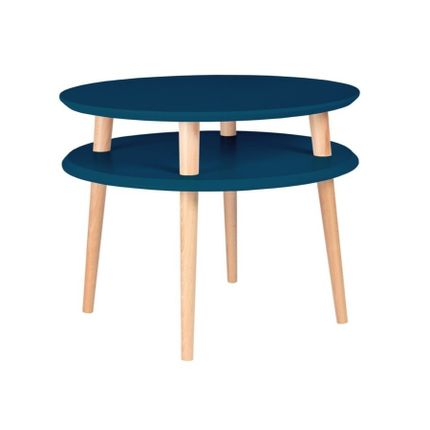 Stolik kawowy UFO 57x45 cm - petrol blue